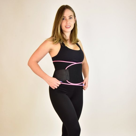 Neoprene Strong Compression Tummy Slimming Waist Trimmer Belt Band - Picture 4 of 4